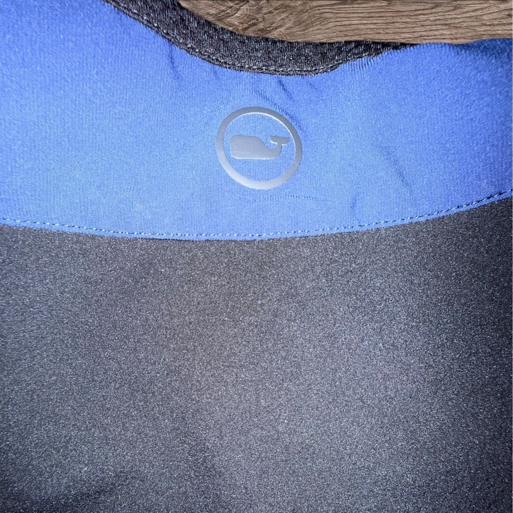 Vineyard Vines Performance Pullover 2XT Blue Quarter Zip Athletic Jacket - Picture 7 of 8